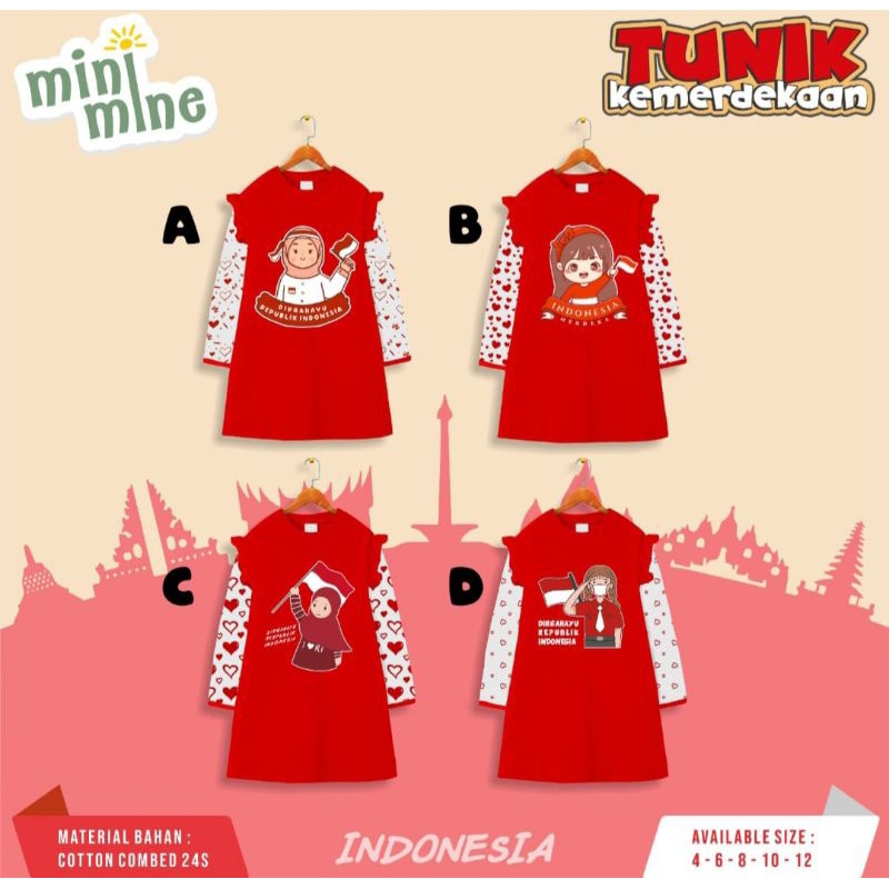 Tunik Kemerdekaan Minimine