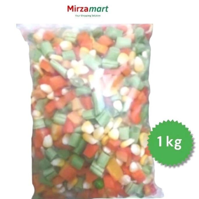 

Wortel, kacang kapri, kacang panjang, jagung manis 1 kg