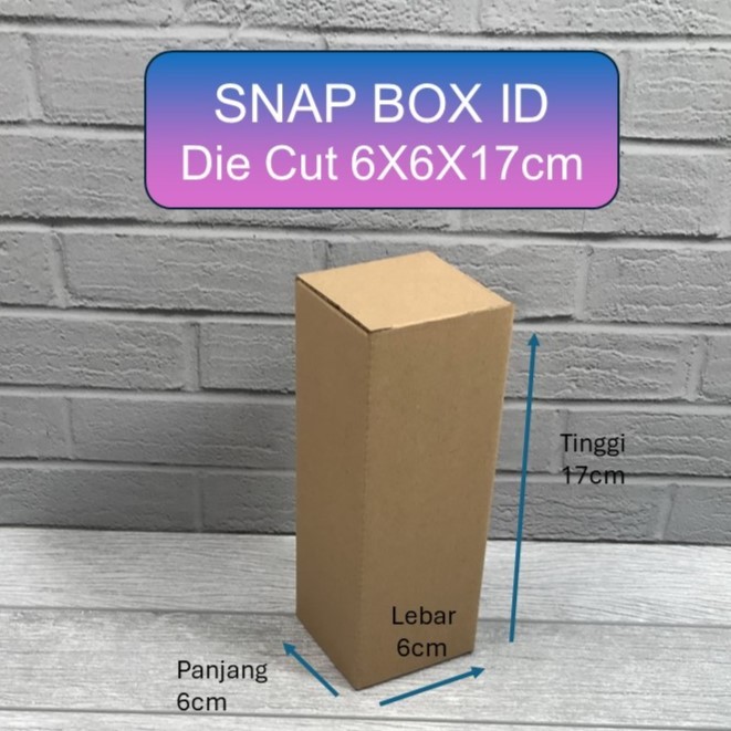 

Kardus Kotak Karton Polos Murah 6x6x17 cm Die Cut - Ideal untuk Pengiriman & Botol - Snapbox.id