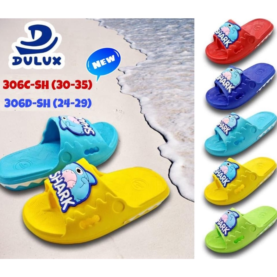 Kejutan Terbesar  DX36CSH Sandal Jepit Selop  Sandal 2in1 Anak Laki Laki Karakter Ikan Paus Baby Sha