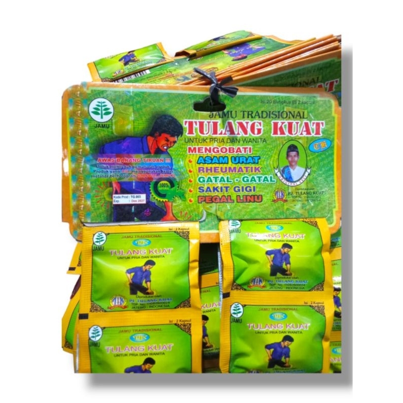 jamu tradisional tulang kuat kapsul untuk pria wanita