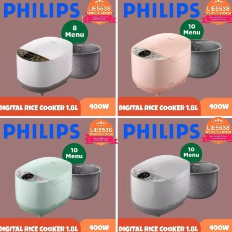 KODE J5V7 MAGIC COM PHILIPS DIGITAL RICE COOKER HD 4515  HD4515 18 liter GARANSI RESMI