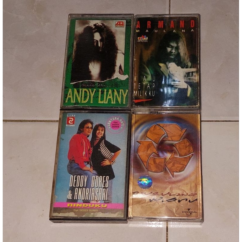 kaset Indonesia original ANDY LIANY-Misteri / ARMAND MAULANA-Kau Tetap Milikku / DEDDY DORES-Rinduku