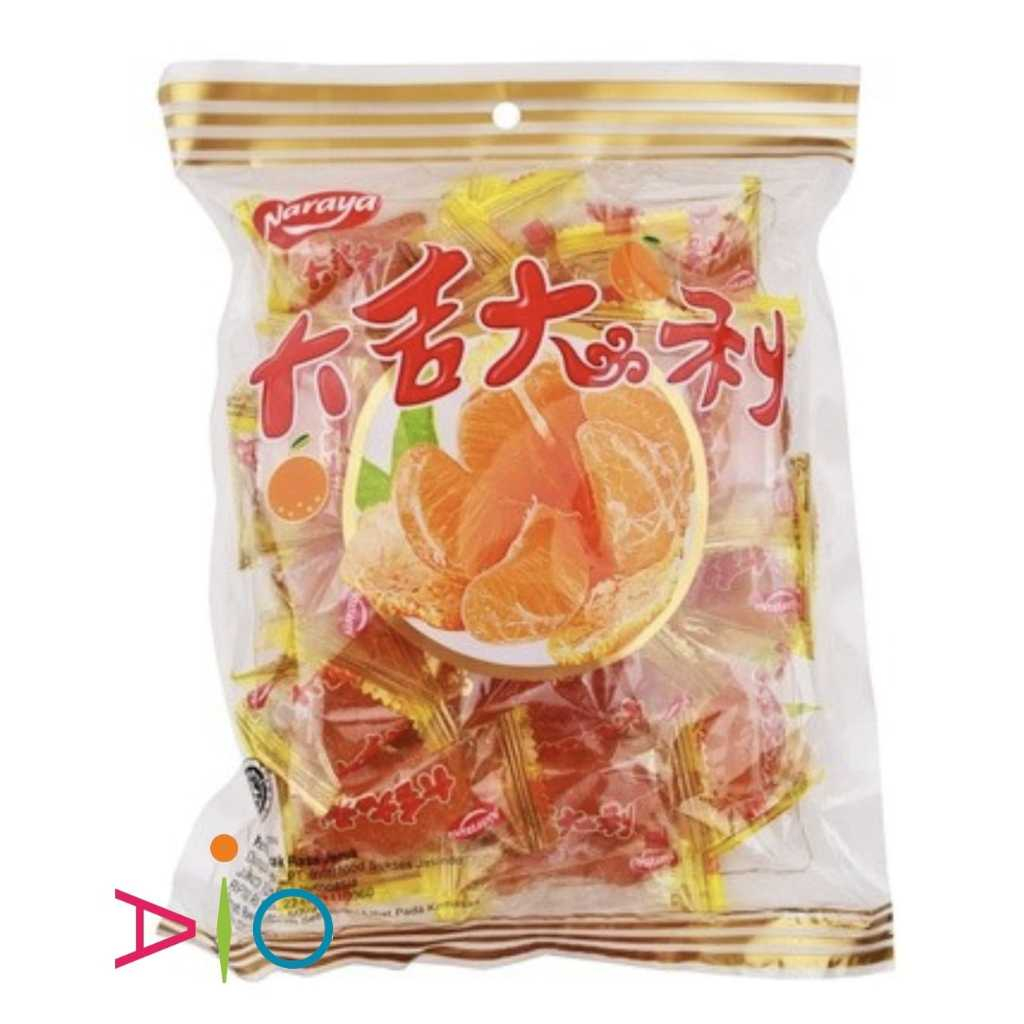 

NARAYA Permen Jelly Jeruk Mandarin | Orange Jelly | TYL Orange Soft Candy 500gr