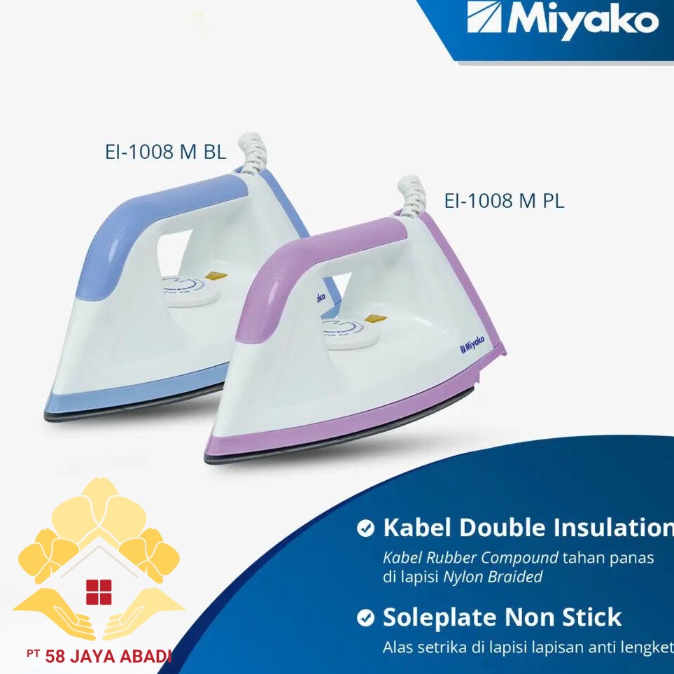 KODE O18N COD Setrika Miyako EI18 M