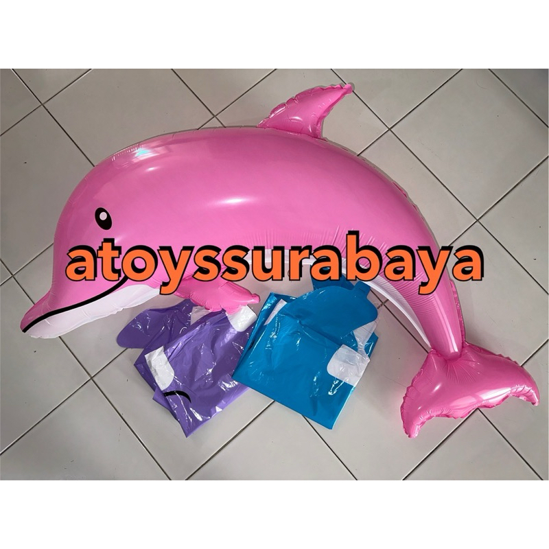 DOLPHIN JUMBO (BALON GAS/FOIL/TERBANG/KARAKTER)