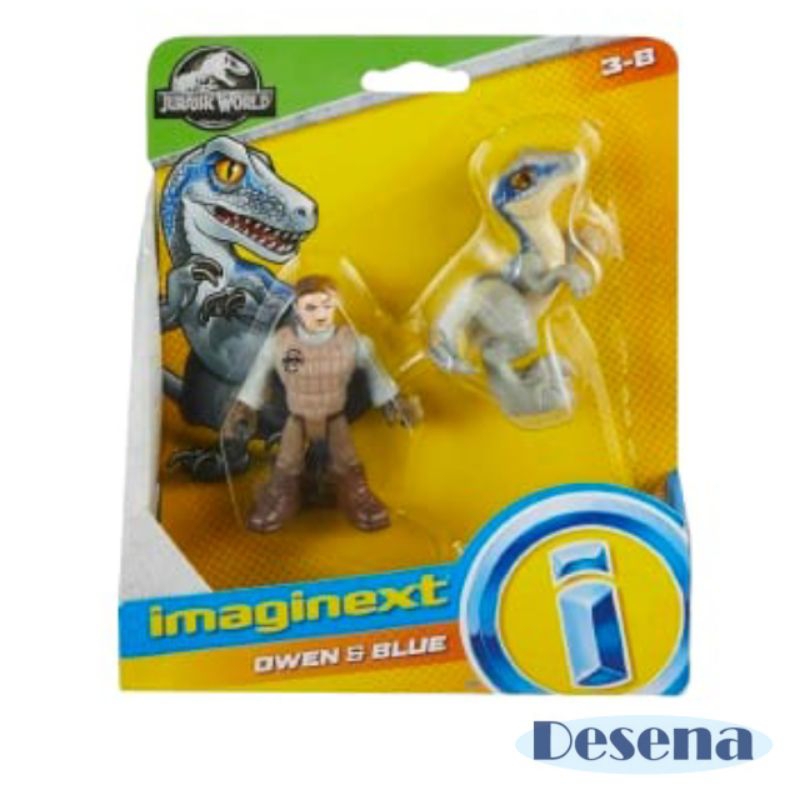 Jurassic World Imaginext Owen & Blue