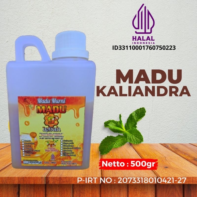 

Madu Kaliandra 500gram Asli Murni Raw Honey
