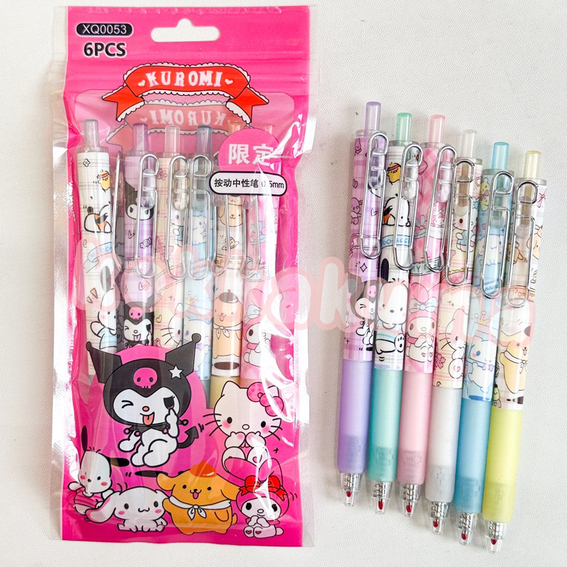 

1 Pcs SANRIO Gel PENA Karakter Kartun Mix
