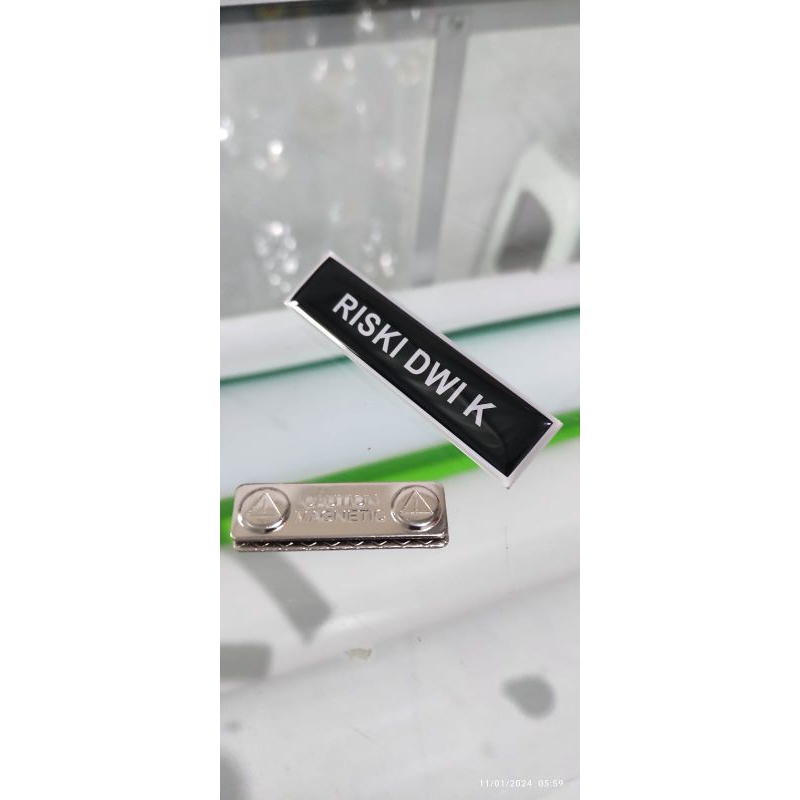 

Nametag Dada Akrilik Resin