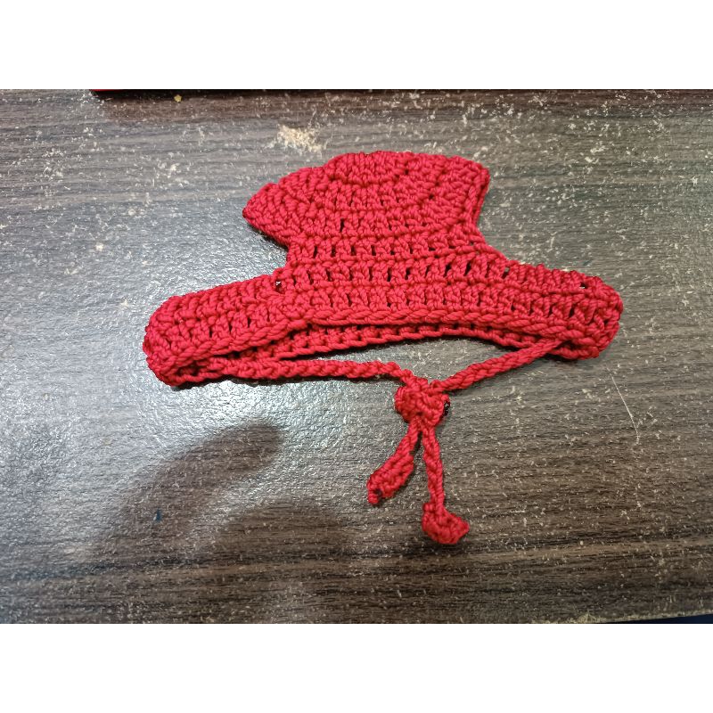 Wulann_Gemintang Topi Kucing Rajut Karakter Motif/Topi Rajut Kucing Motif Rubah/Topi Kucing/Topi