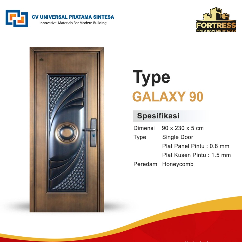 Fortress Tipe Galaxy Pintu Baja Pintu Rumah Modern Minimalis