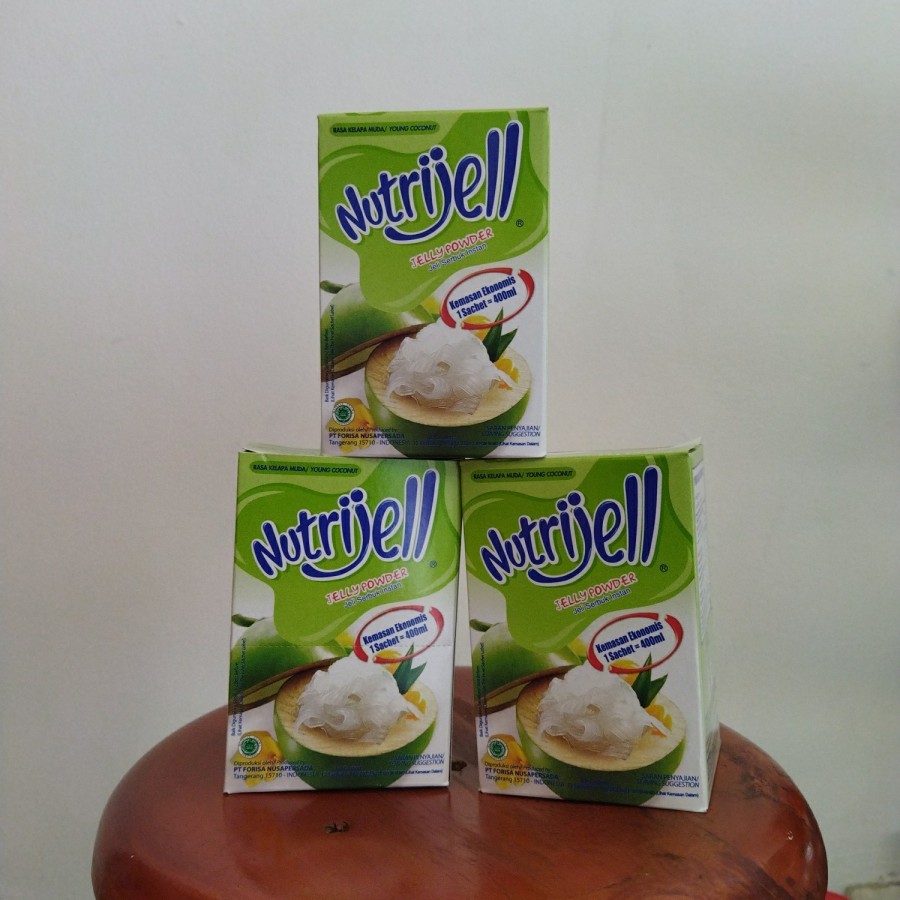 

NUTRIJEL AGAR JELLY RASA KELAPA / NUTRIJEL JELLY POWDER RASA COCONUT 10 GR