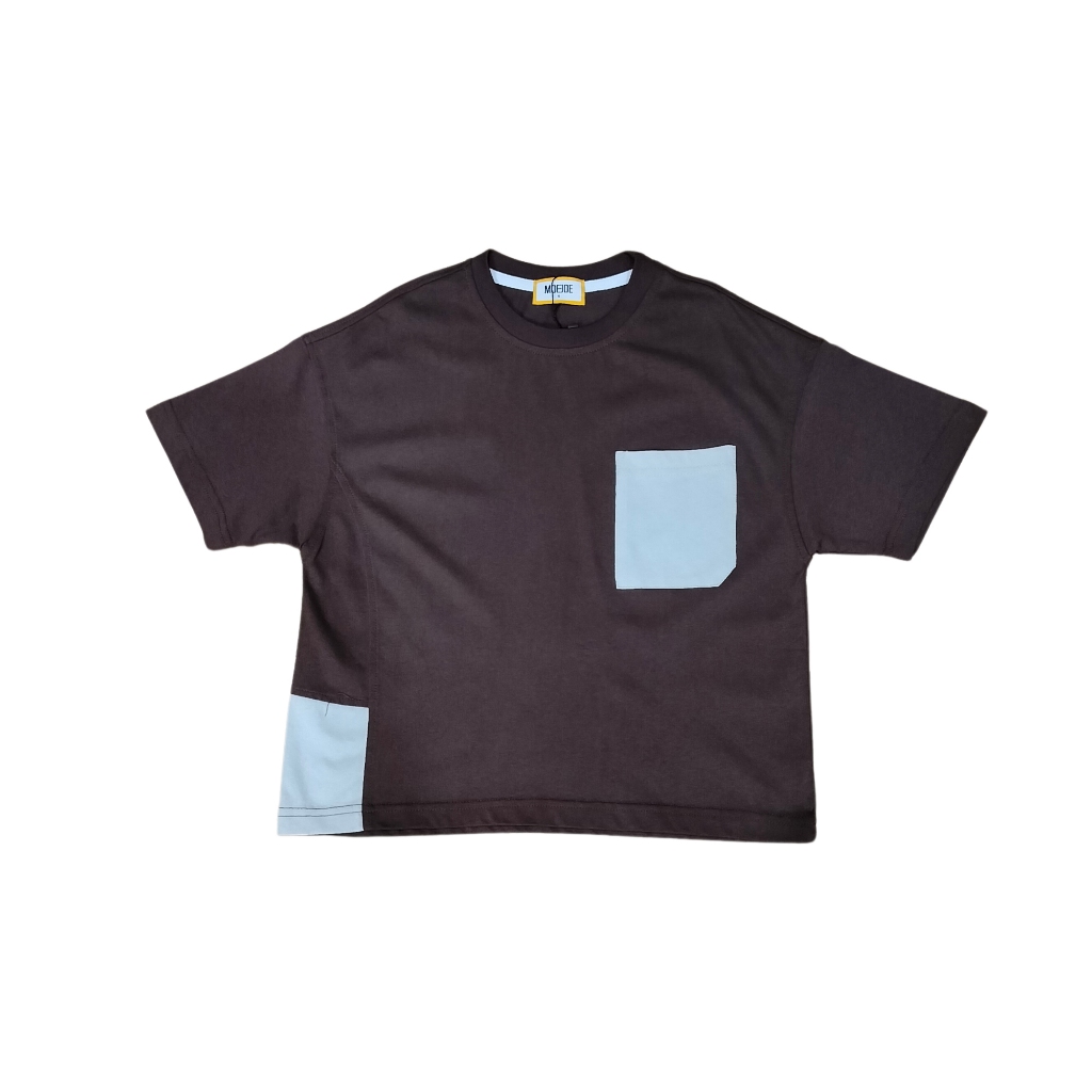 Kaos Polos Casual Anak Laki-Laki with Pocket details - MOEJOE