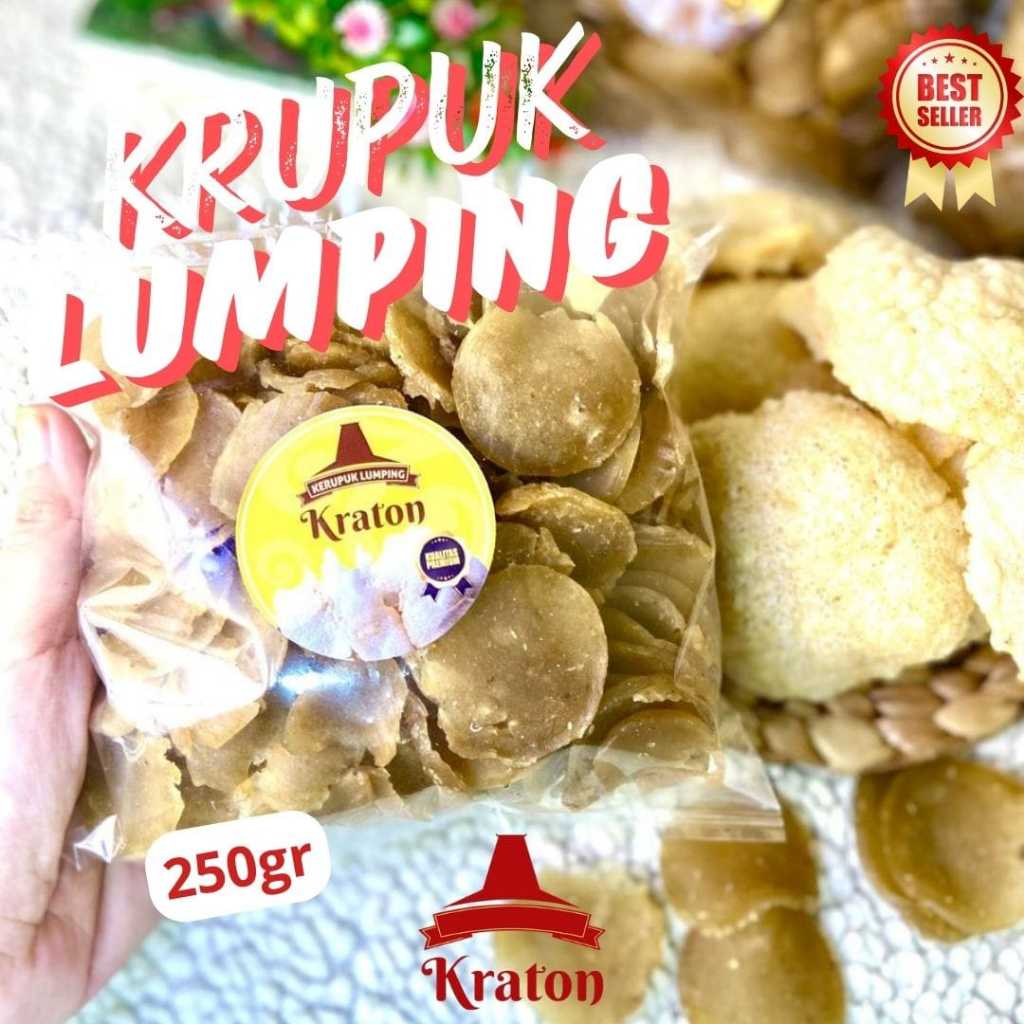 

K'RATON KERUPUK LUMPING GENDAR 250gr Spesial Resep Khas Kraton Homemade Tnpa Pngawet