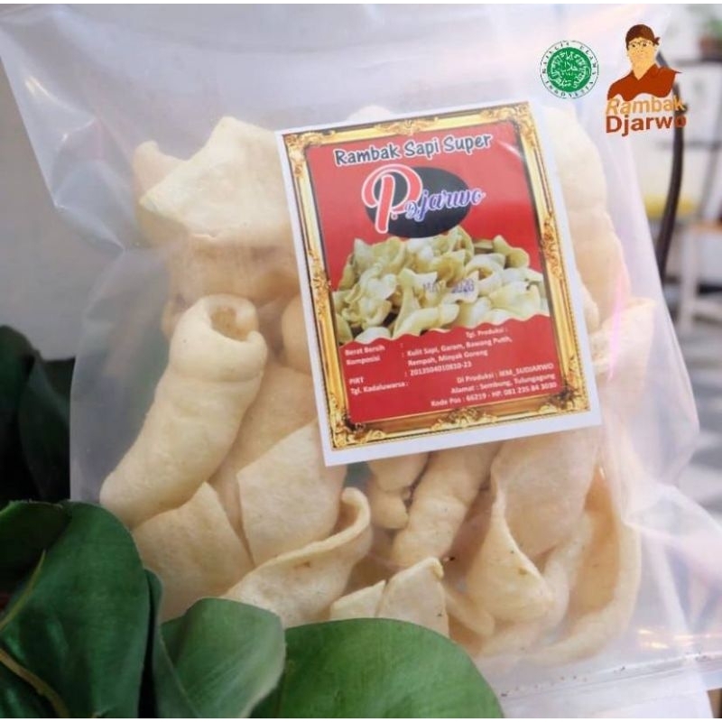 

Kerupuk Rambak Kulit Sapi Super Matang khas Tulungagung 100 gram