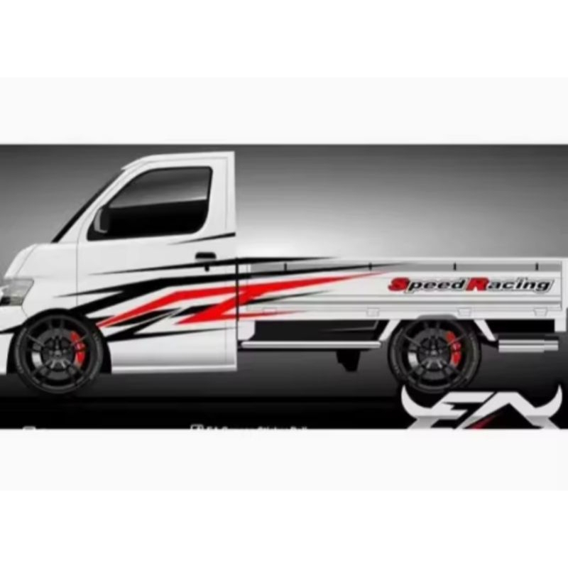 stiker mobil pick up Suzuki apv terbaru stiker cutting mobil pick up