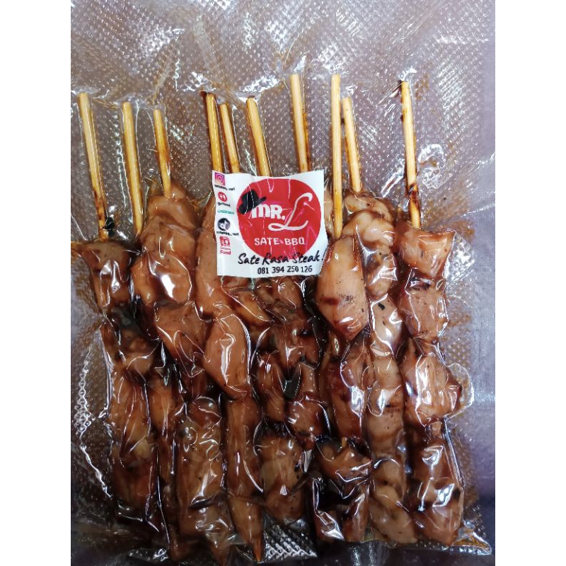 

FROZEN FOOD || SATE SIAP MAKAN || SATE BBQ MR. L - 10 TUSUK