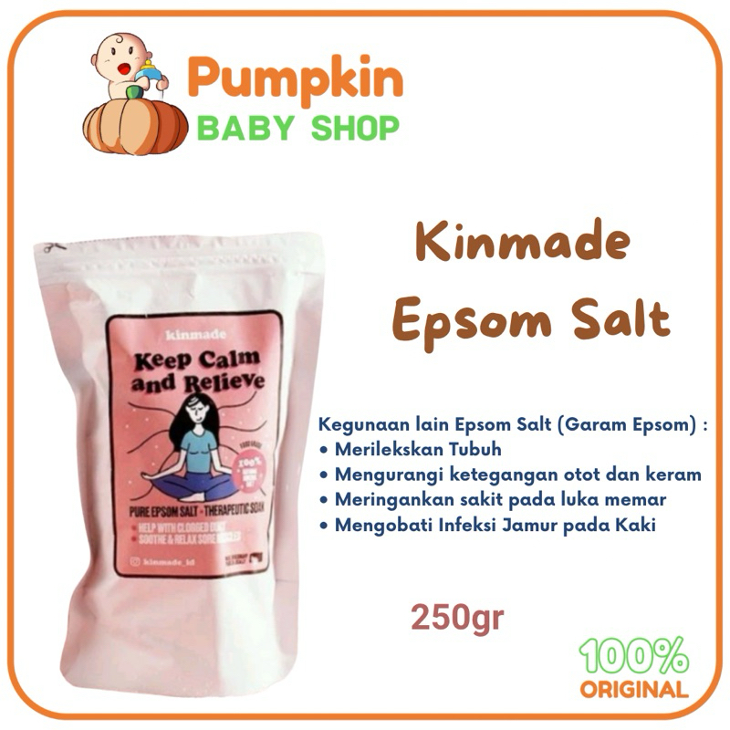 KINMADE Epsom Salt 250gr (Germany) / Garam Epsom