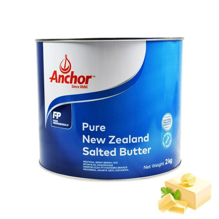 

Anchor Salted Butter 2kg - Mentega Asin New Zealand