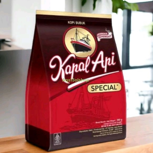 

[ KAPAL API ] KOPI BUBUK SPESIAL/KOPI BUBUK/WHITE COFFE ISI 380 Gram