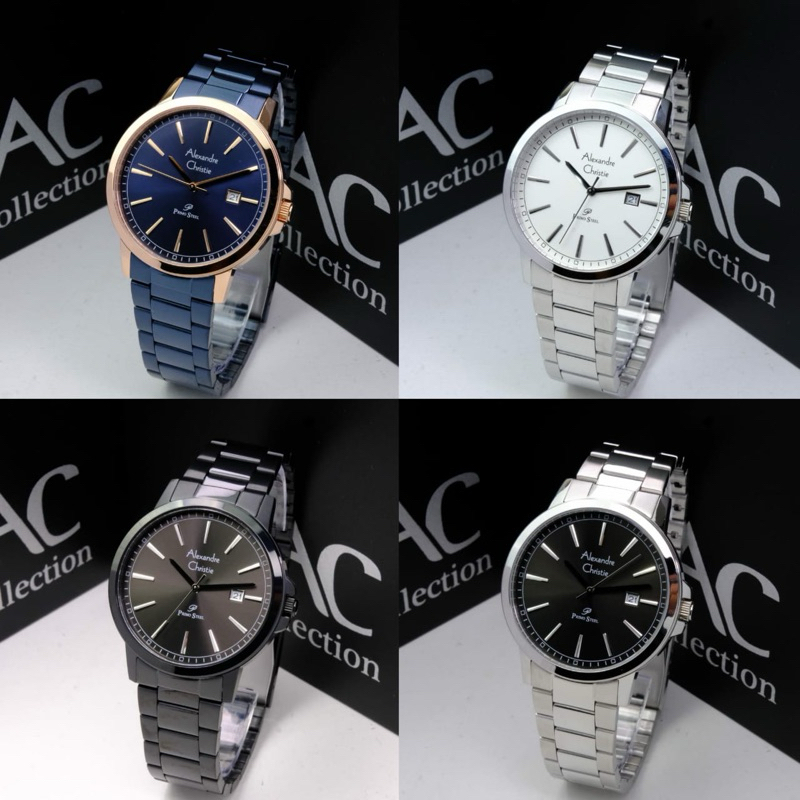 value pack jam tangan pria alexandre christie ac 1014 / ac 1026 / ac 6670 / ac 1017 / ac 1036 /