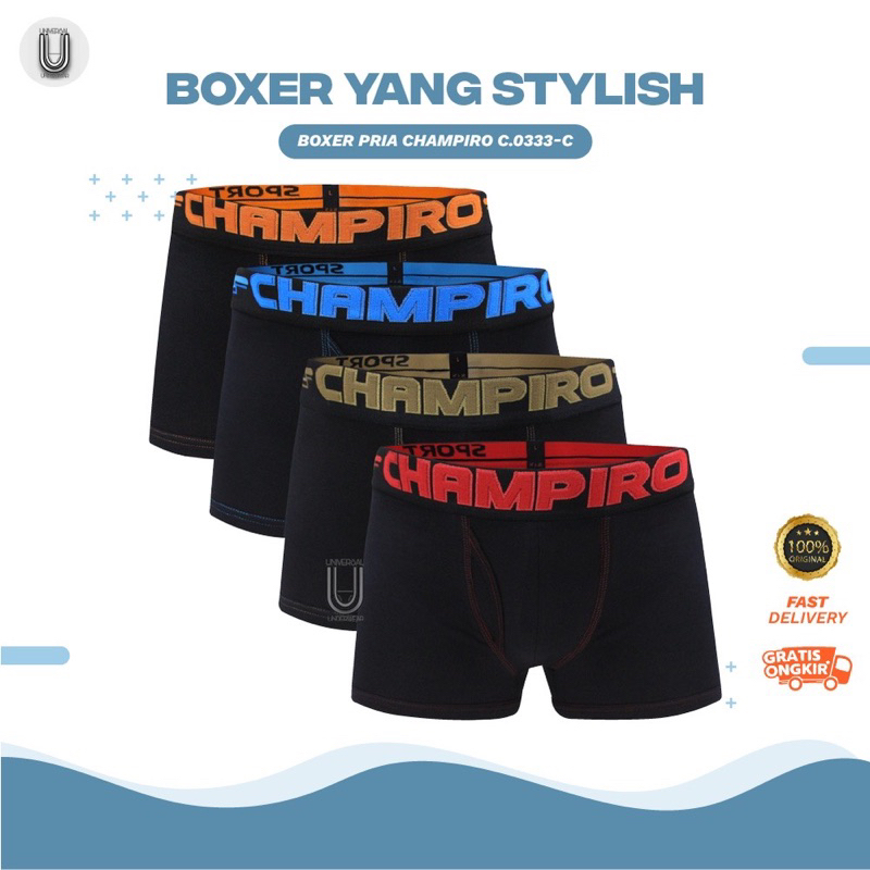 CELANA DALAM BOXER PRIA CHAMPIRO