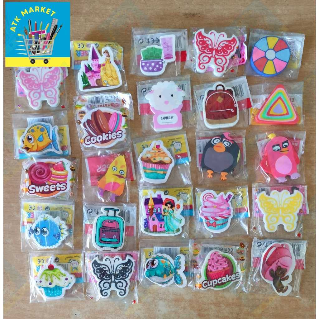 

Eraser Cute / Hapus Pensil / Penghapus Pensil / Penghapus Unyu / Penghapus Unik / Penghapus Fancy