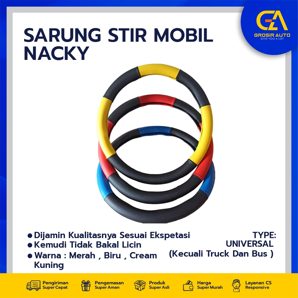 Cover Stir Naki / Sarung Penutup Stir Naki Mobil Innova Lama Universal