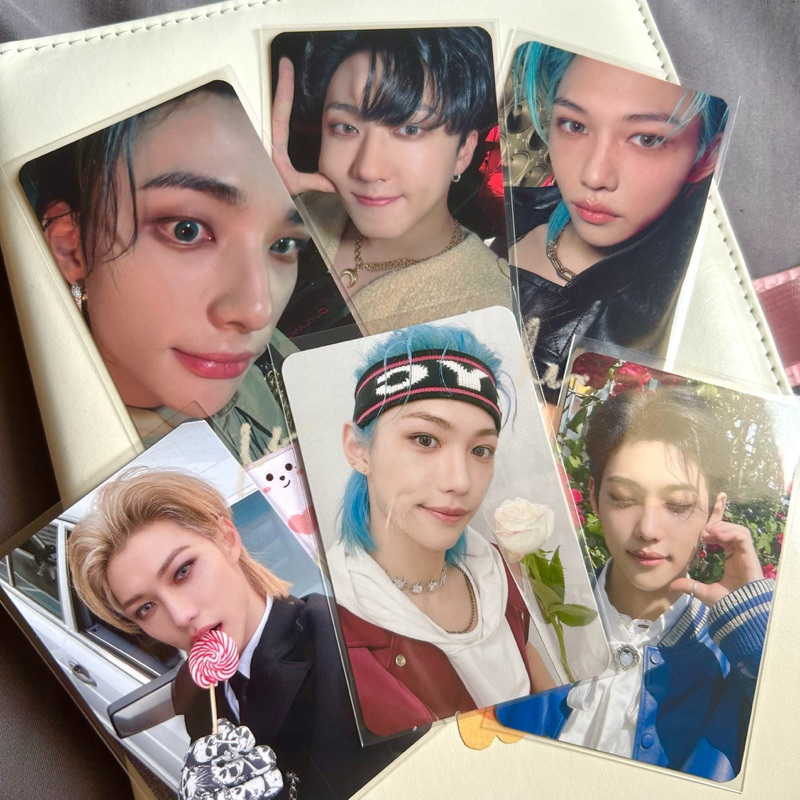 [READY GANTI KE SPX] pob felix hyunjin changbin photocard pc everline withmuu ld lucky draw bdm maxi