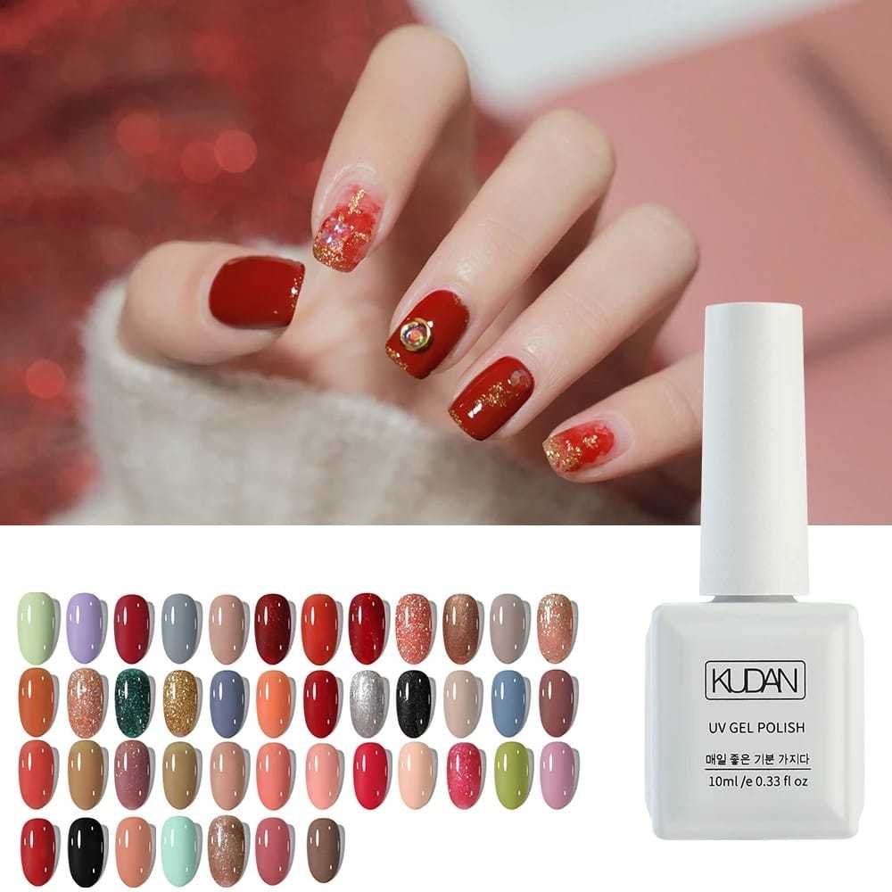 KUDAN Kutek Gel UV LED Nail Polish UV LED Halal Muslimah/polish Gel Kuku（1-40）