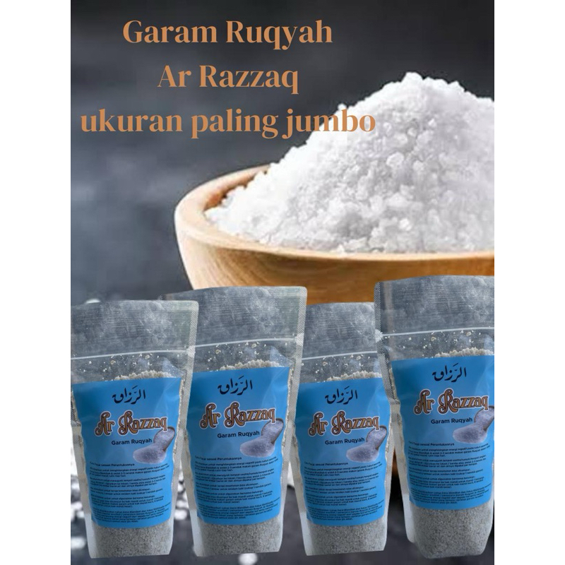 

Garam Ruqyah Ar Razzaq Paket Ekonomis 4pcs