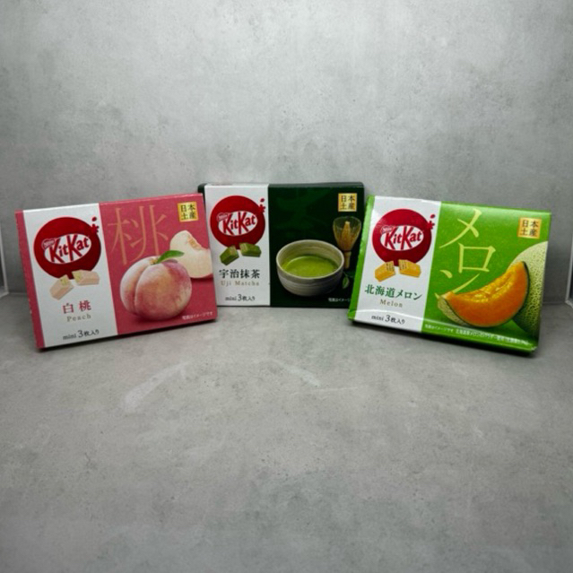 

KitKat Mini isi 3 Uji Matcha, Peach, Melon ori Japan