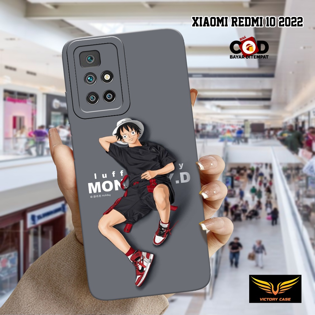 Case Hp XIAOMI REDMI 10 2022 Terbaru Motif ANIME Bahan Softcase Silikon Lentur & Tebal