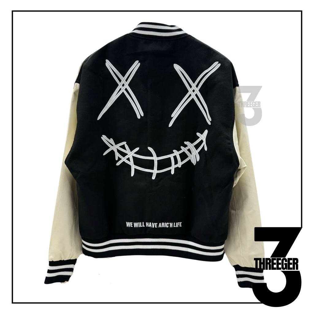 RIC Ricky Is Clown Varsity Jacket Original / Rickyisclown