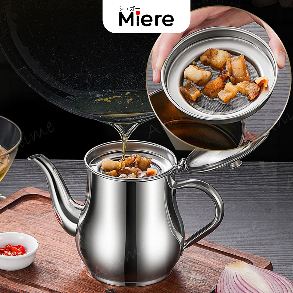 800ml Teko Saringan Teko Penyaringan Minyak/Teko saringan minyak/ Gelas Teko Teko Air /Teko kopi Oil