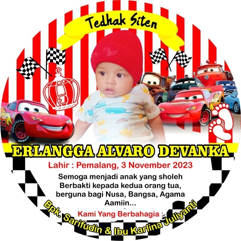 

STIKER TEDHAK SITEN | STIKER DUN-DUNAN | STIKER AQIQAH | STIKER BAYI | STIKER