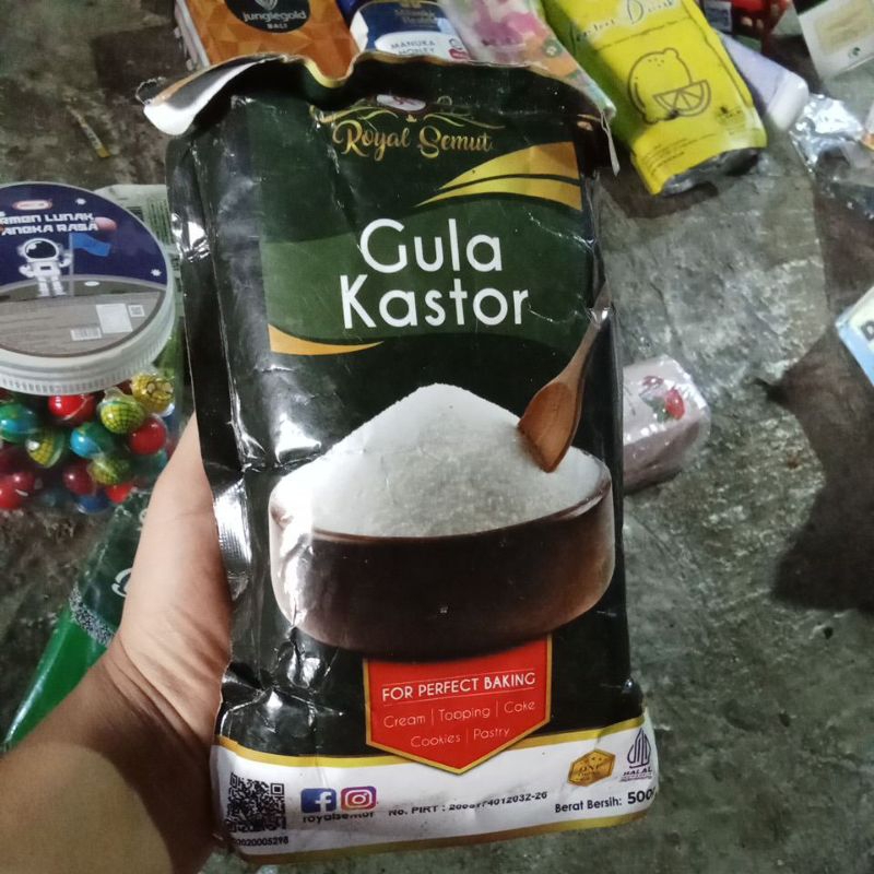 

Gula kastor 500g