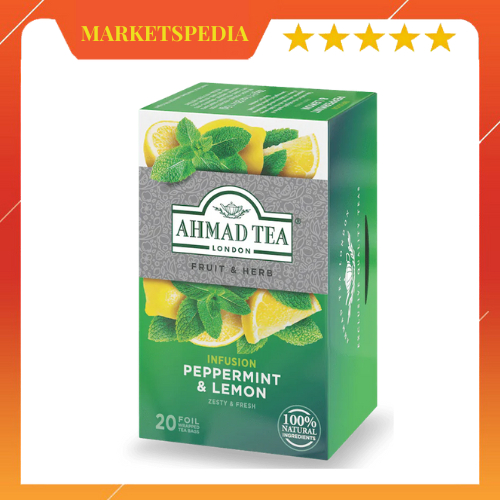 

Ahmad Tea Peppermint Lemon Infusion | Teh Peppermint Lemon 30 gr