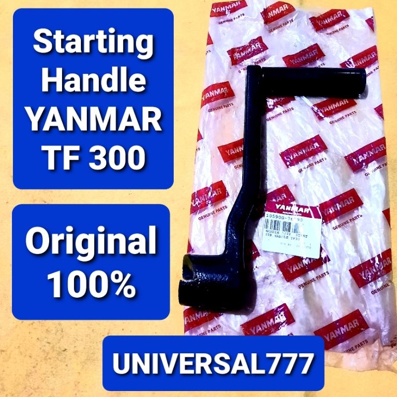 TF300 Starting Handle Original YANMAR TF 300 Engkol Putar Mesin Asli