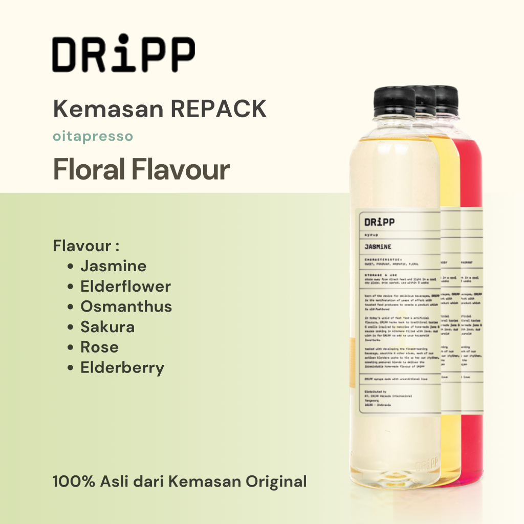 

REPACK - All Varian Dripp Syrup / Floral Flavour [100] g