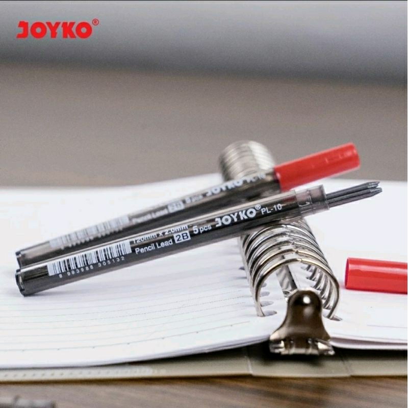 

Pencil Lead / Isi Pensil Mekanik Joyko PL-10 / 2B / 2.0 mm Per Tube isi 5 Pcs