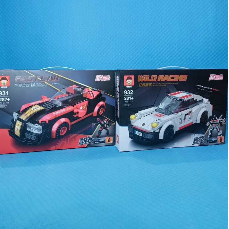 LEGO BRICK WILD RACING CAR 2IN 1 / BISA JADI MOBIL SEDAN DAN JADI ROBOT
