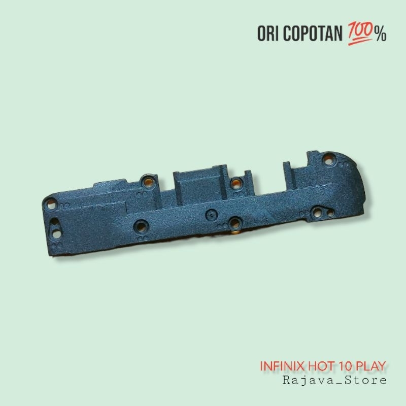 Tutup penutup konektor cas bawah infinix hot 10 play ori original cabutan copotan asli garansi