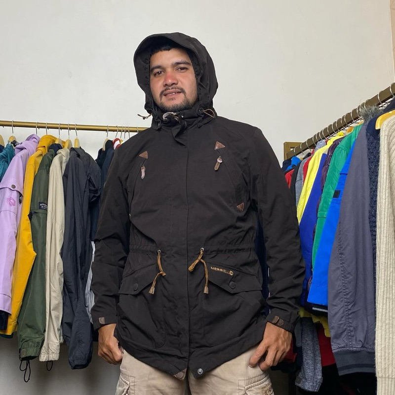 Jaket Outdoor Merrel waterproof Thrifting