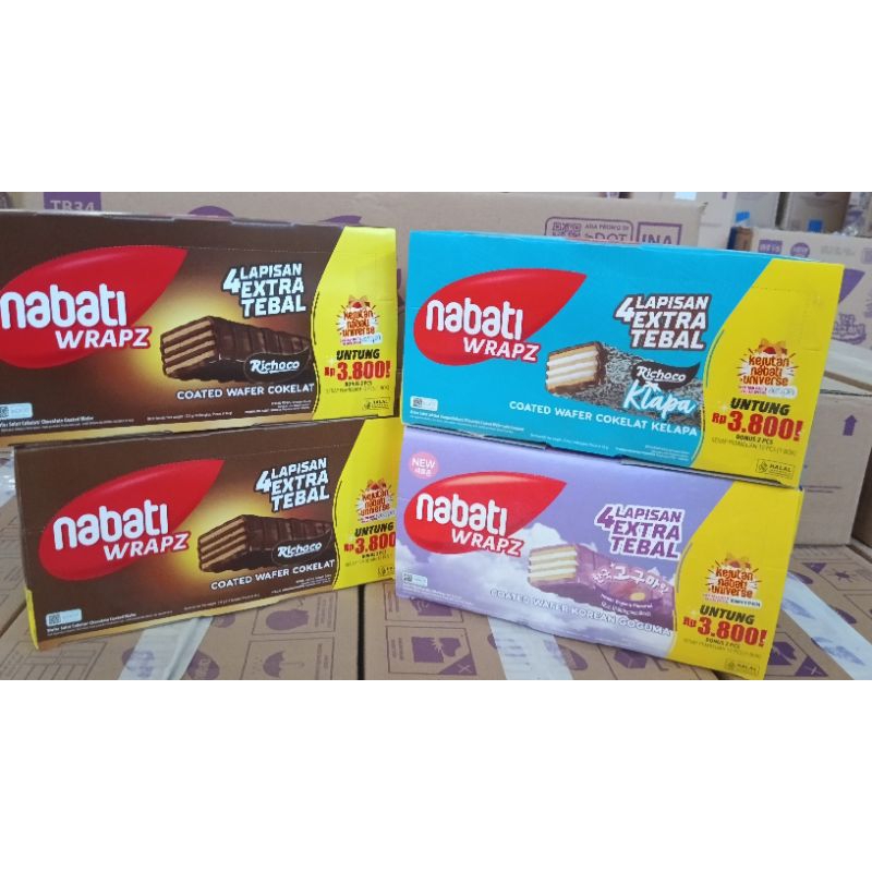 

Nabati wrapz 16gr 1 box isi 12+2 pcs