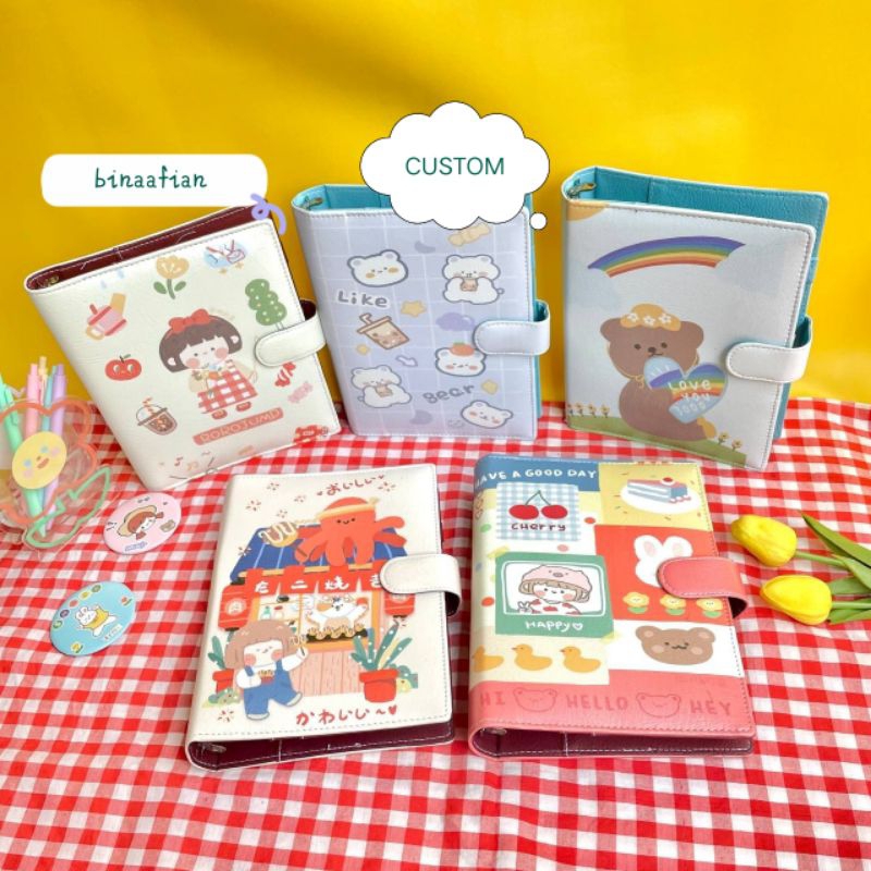 

Binder Custom Musume series Book A5,B5 - Ready Stock 20r/26r