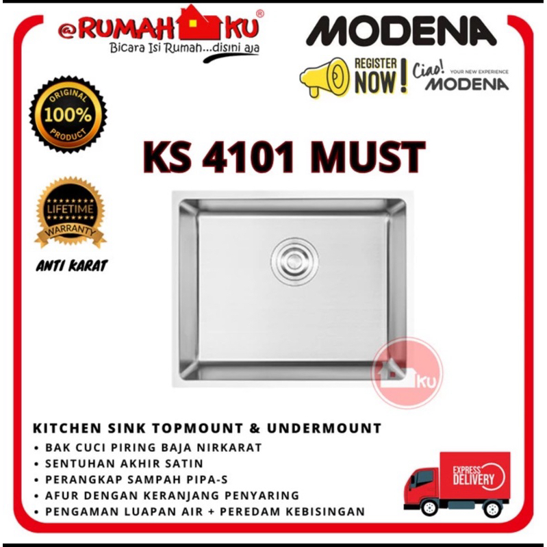 MODENA KITCHEN SINk KS 4101 MUST