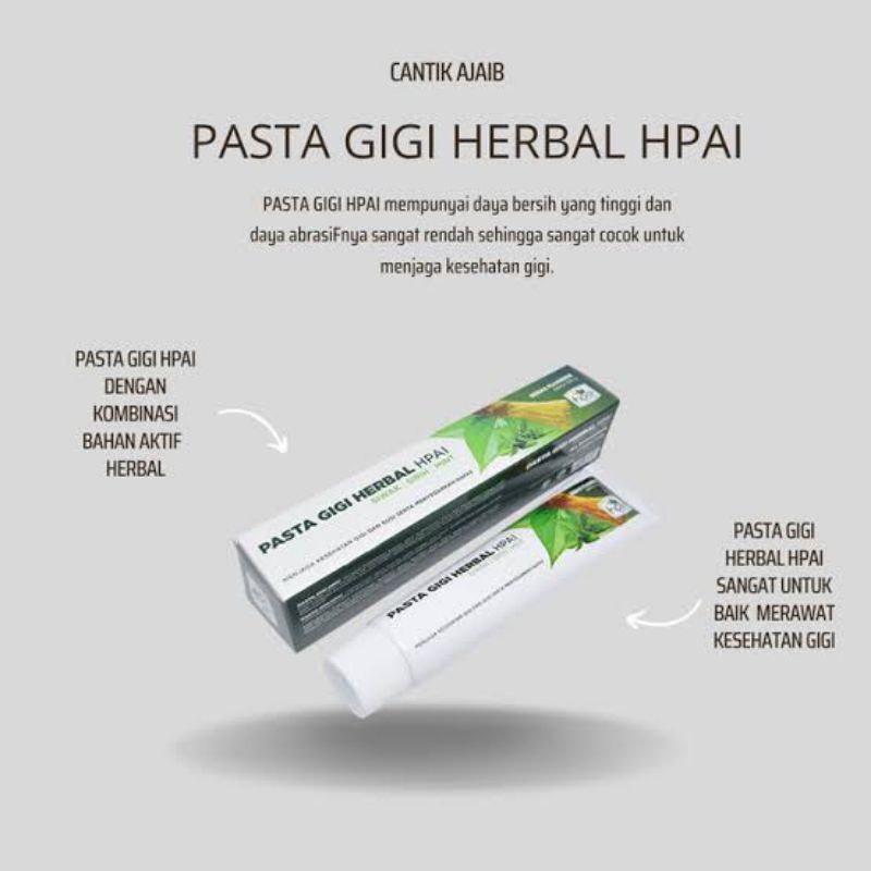 

PASTA GIGI HERBAL HNI HPAI MENCEGAH GIGI BERLUBANG 100% BAHAN ALAMI