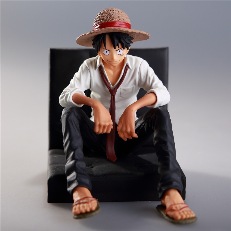 Top Action Figure One Piece Luffy Boa Hancock & Yukino Yukinoshita Bahan PVC Mainan Anak Pajangan